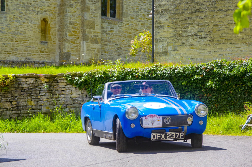 En route – the rain has stopped!